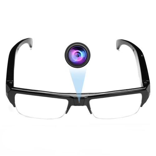1080P HD Mini Camera Glasses Wearable DVR Video Recorder Black - SaveHub