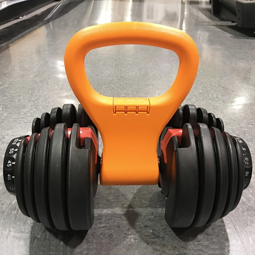 1pc Fitness Adjustable Kettlebell Grip - Portable Weightlifting Handle(Orange) - SaveHub