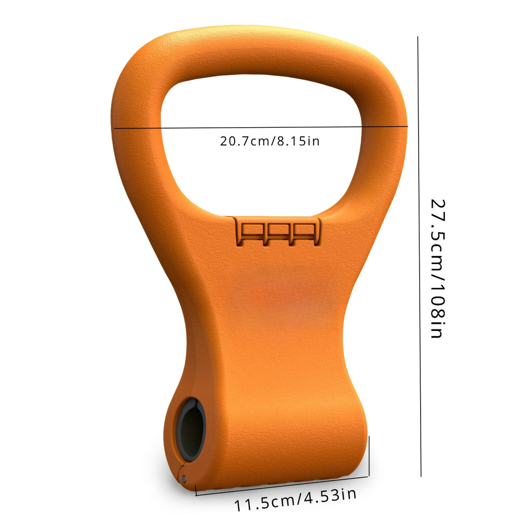 1pc Fitness Adjustable Kettlebell Grip - Portable Weightlifting Handle(Orange) - SaveHub
