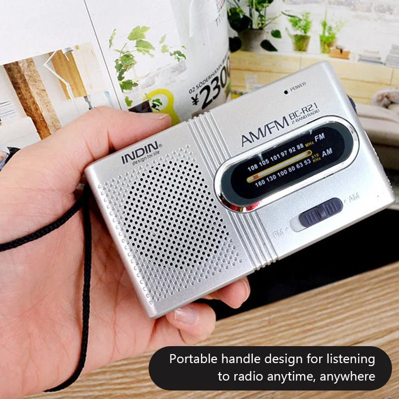 BC - R21 Mini AM/FM Portable Radio - SaveHub