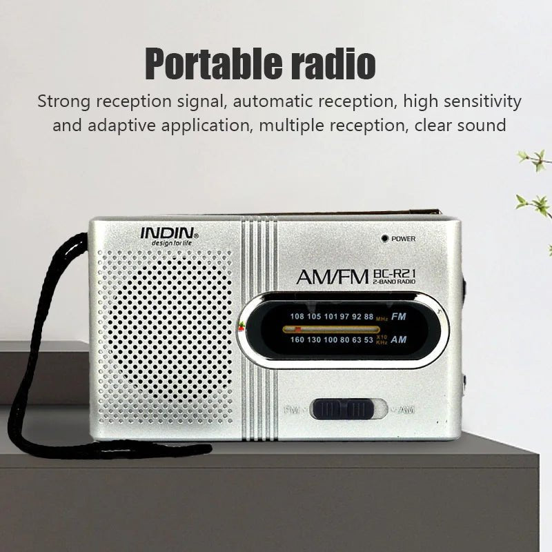 BC - R21 Mini AM/FM Portable Radio - SaveHub