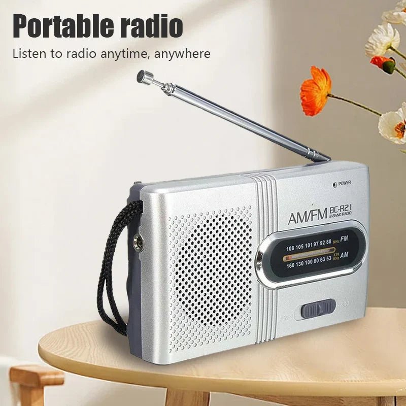 BC - R21 Mini AM/FM Portable Radio - SaveHub