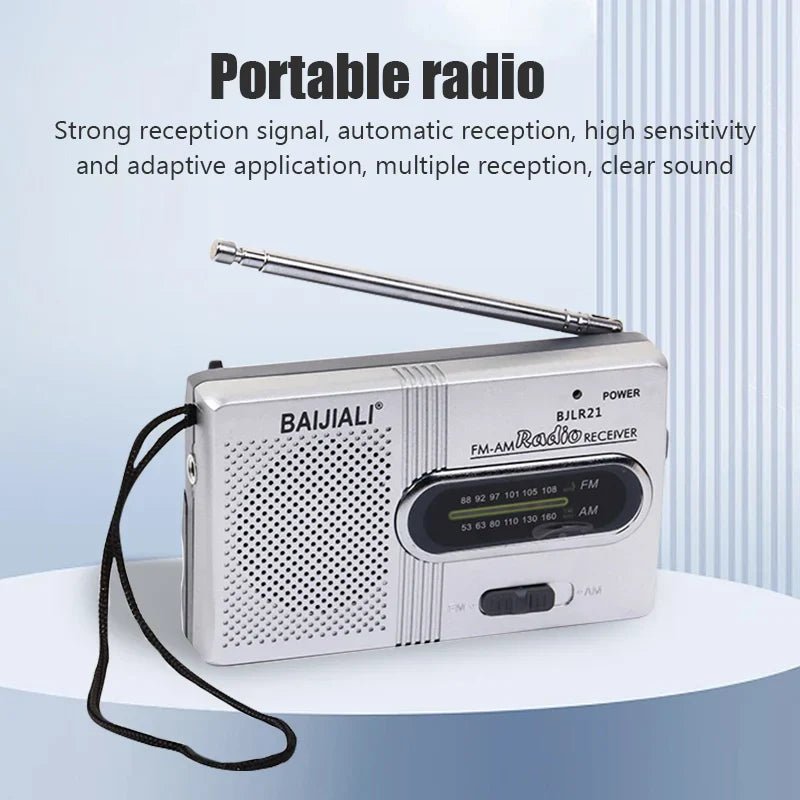 BC - R21 Mini AM/FM Portable Radio - SaveHub