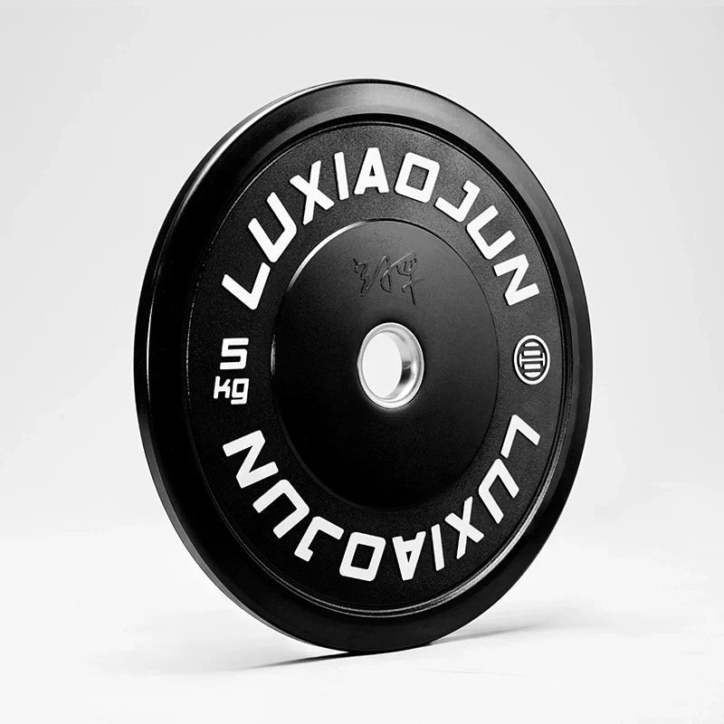 D Series Black Rubber Barbell Plates (150KG) - Weight Set - SaveHub
