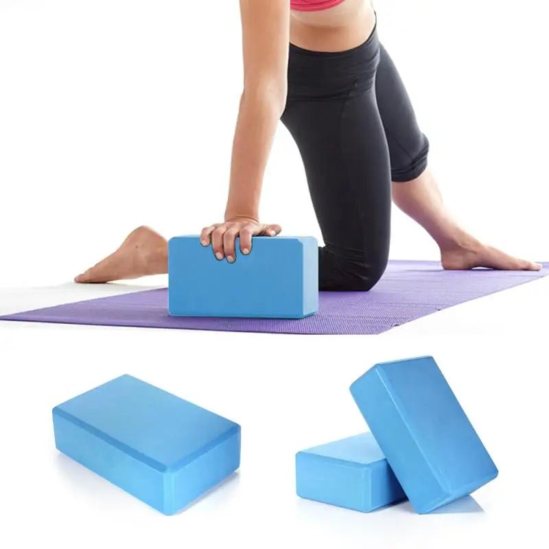 Foam Yoga Block for Home Gym (Blue) - SaveHub