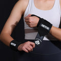 NNEDSZ 1 Pair Black Heavy - Duty Gym Wrist Wraps for Weightlifting, Powerlifting, and Injury Prevention - SaveHub