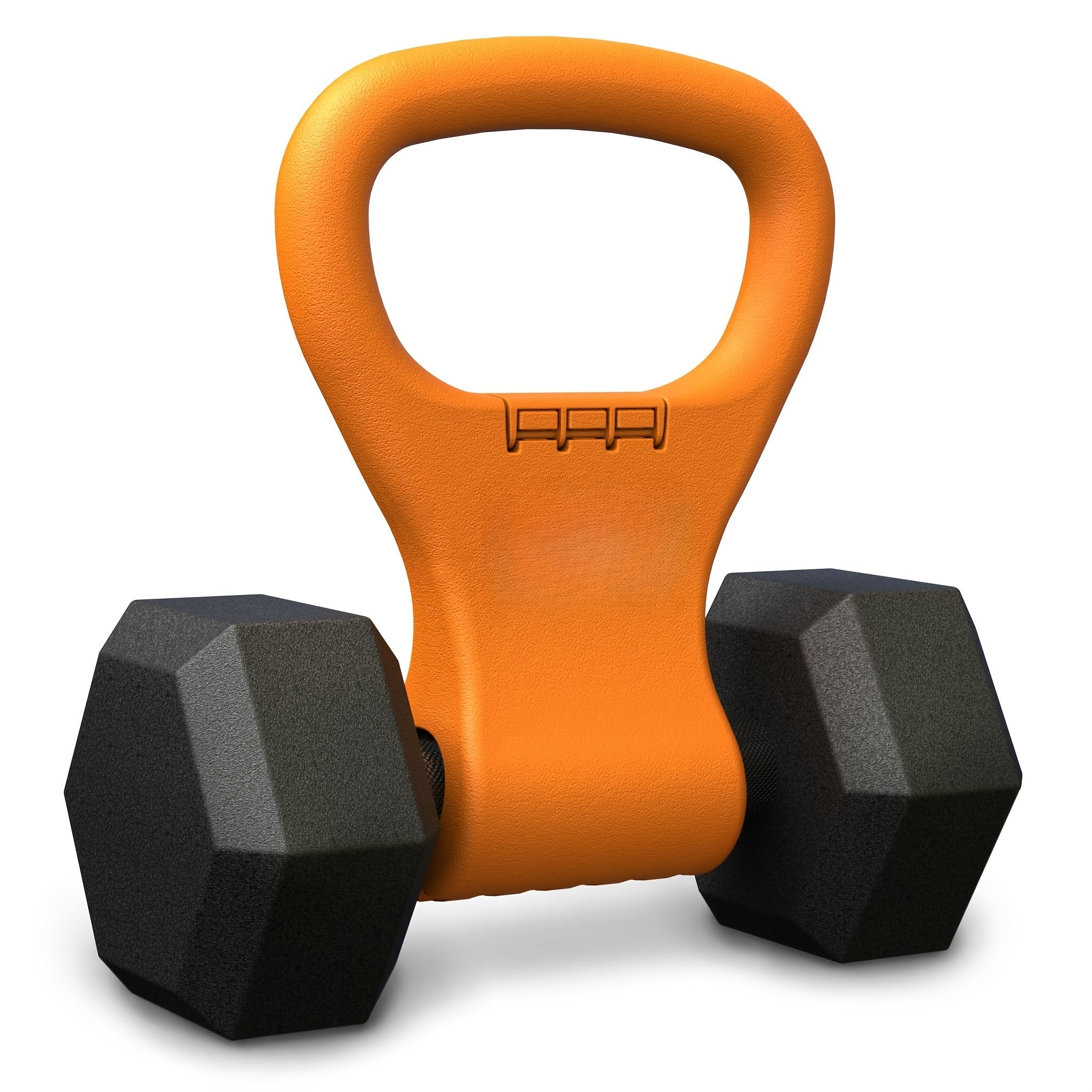 NNETM 1pc Fitness Adjustable Kettlebell Grip - Portable Weightlifting Handle(Orange) - SaveHub