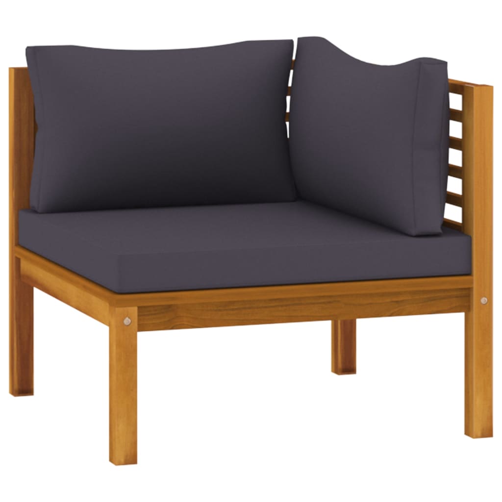 NNEVL 8 Piece Garden Lounge Set with Cushion Solid Acacia Wood - SaveHub