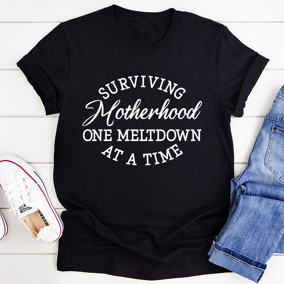 Surviving Motherhood T-Shirt - SaveHub