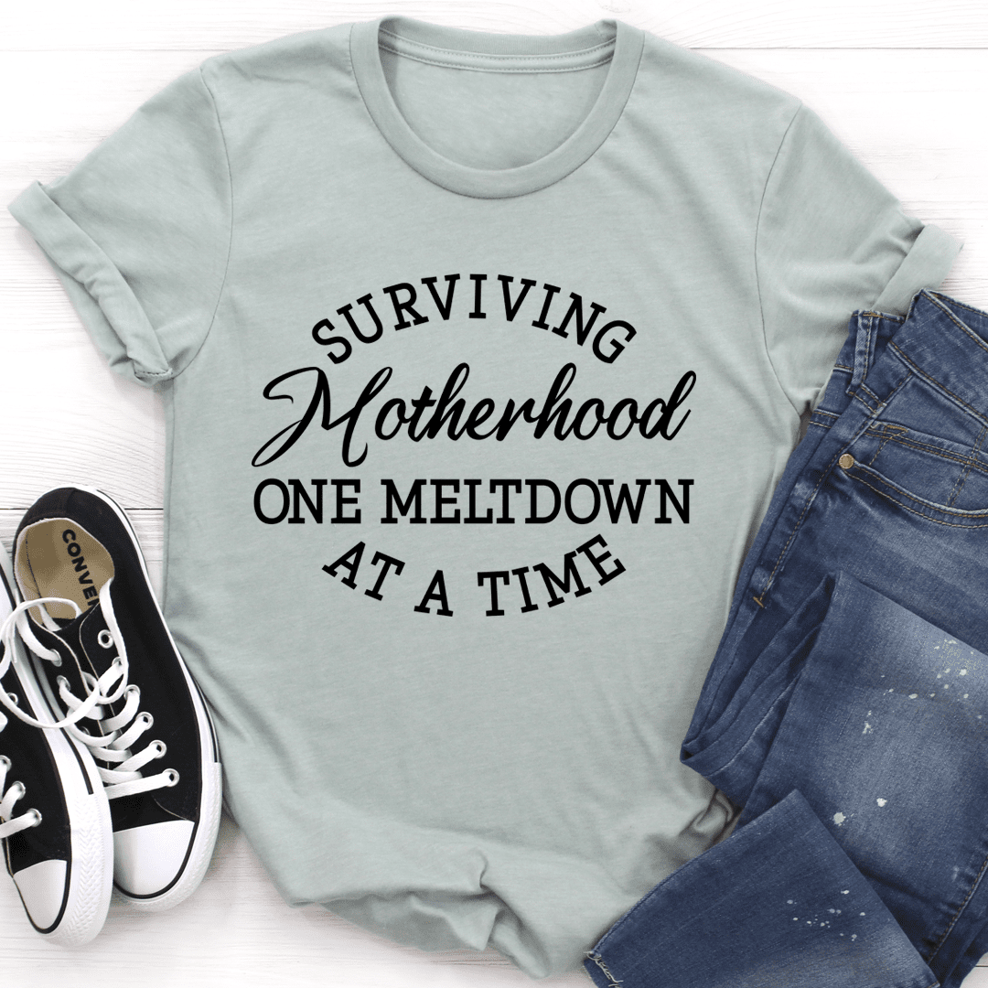 Surviving Motherhood T-Shirt - SaveHub