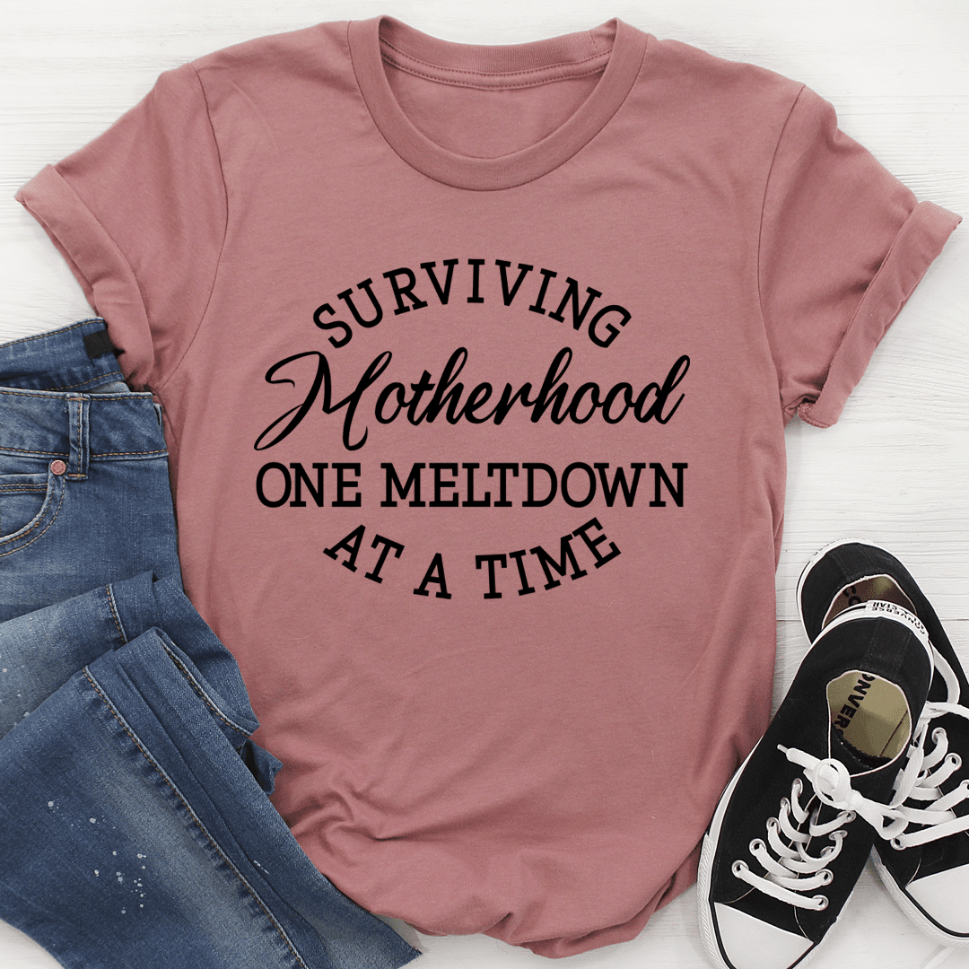 Surviving Motherhood T-Shirt - SaveHub